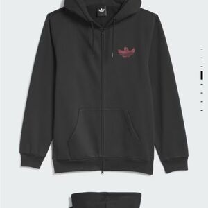 Adidas Black Shmangry Zip Up Hoodie Medium NWT